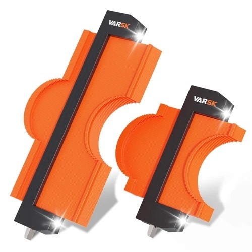 Contour Gauge Profile Tool with Light 5+10 Inch - Super Duplicator Shape