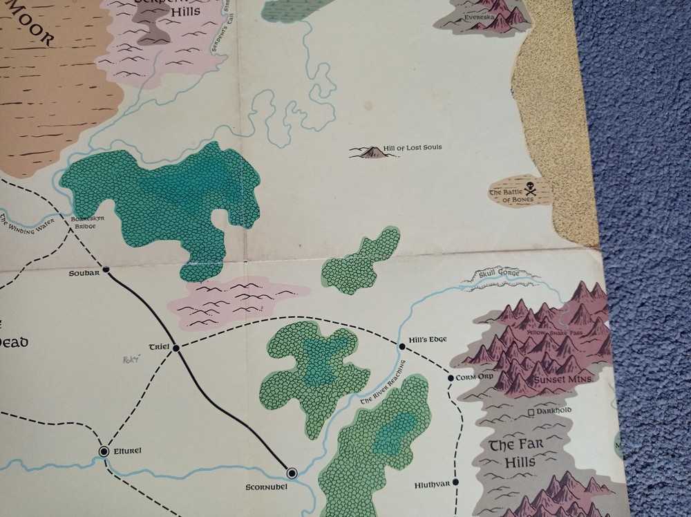 Advanced Dungeons and Dragons Forgotten Realms Campaign Set TSR 1987 No box