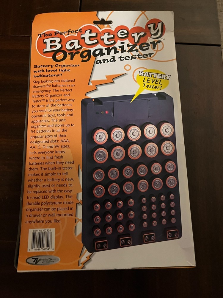 The Perfect Battery Organizer and Tester
