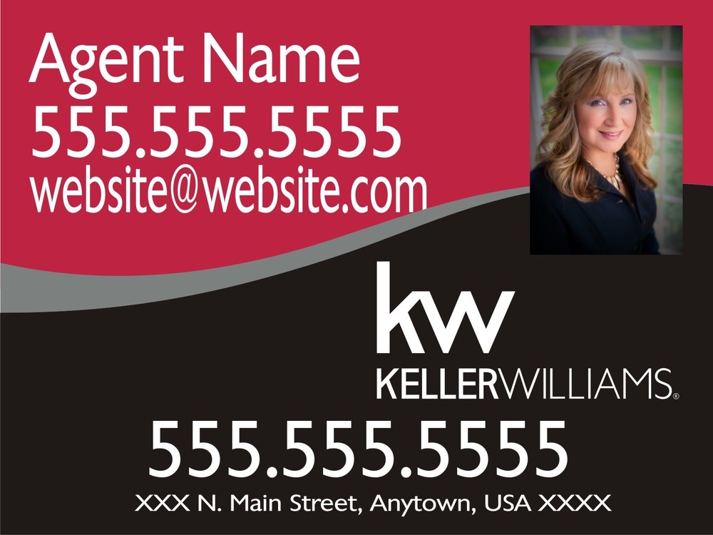 15 18x24 Full Color Custom Yard Signs - Printed Two Sides - Includes Stakes