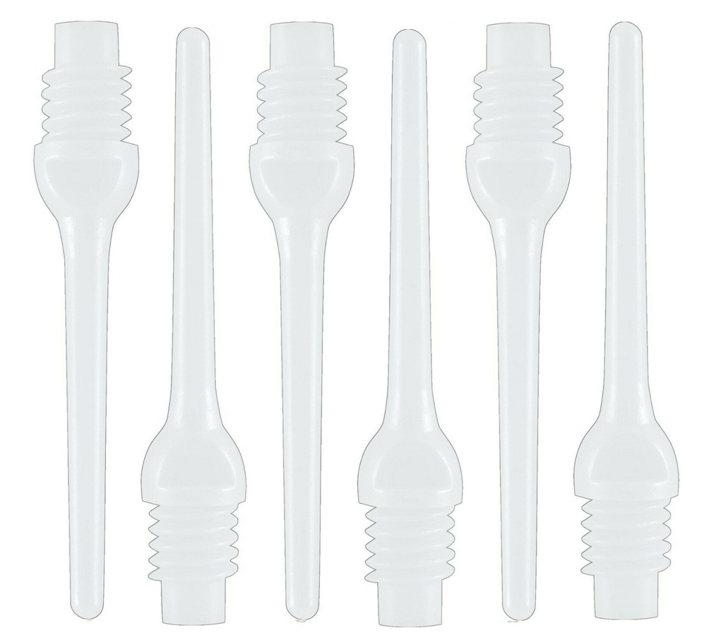 100 Bulls Superkey 24mm Soft Tip Dart Points – Ships w/ Tracking - White
