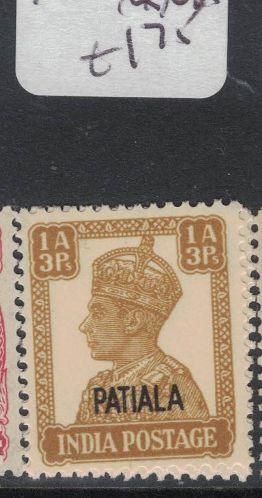 India Patiala SG 107 MNH (4fub)