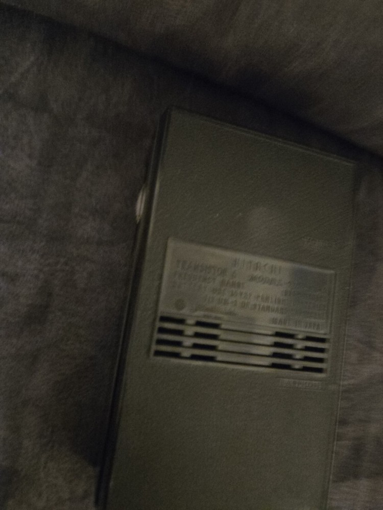 Hitachi Transistor 6 Vintage Works Rare Beautiful