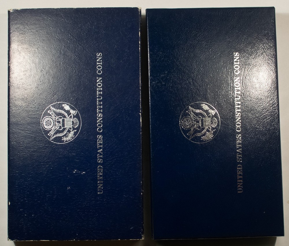 1987-S CONSTITUTION COMMEMORATIVE SILVER DOLLAR - PROOF W/ OGP!