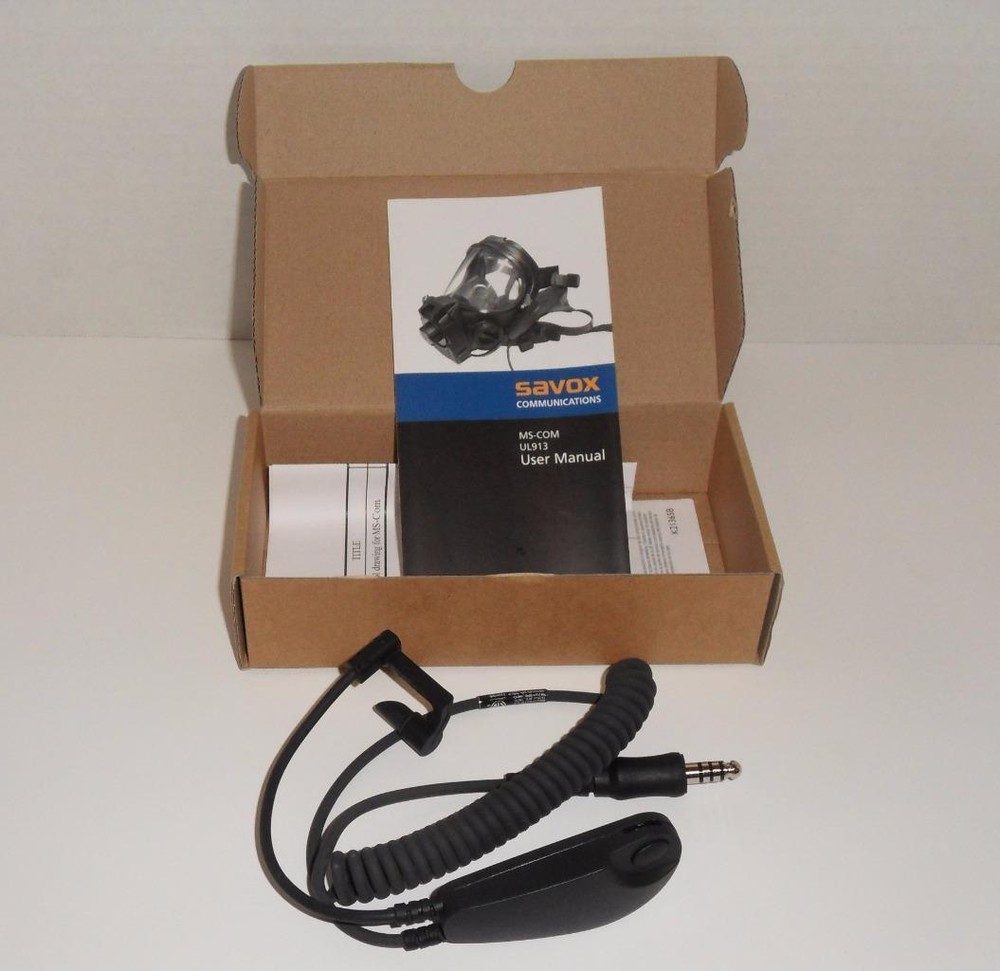 Drager R57974 Savox MS-COM UL913 Microphone Controller Fire Rescue Scuba