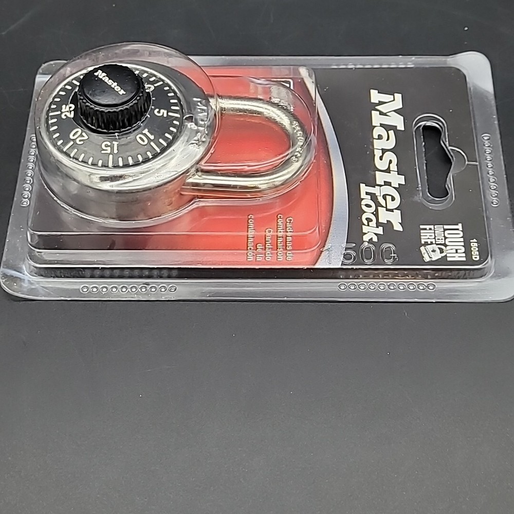 Master Lock Padlock Combination Lock #1505D 9/32" NEW SEALED