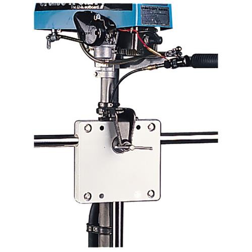 1pc Sea-Dog Poly Rail Mount Motor Bracket - White
