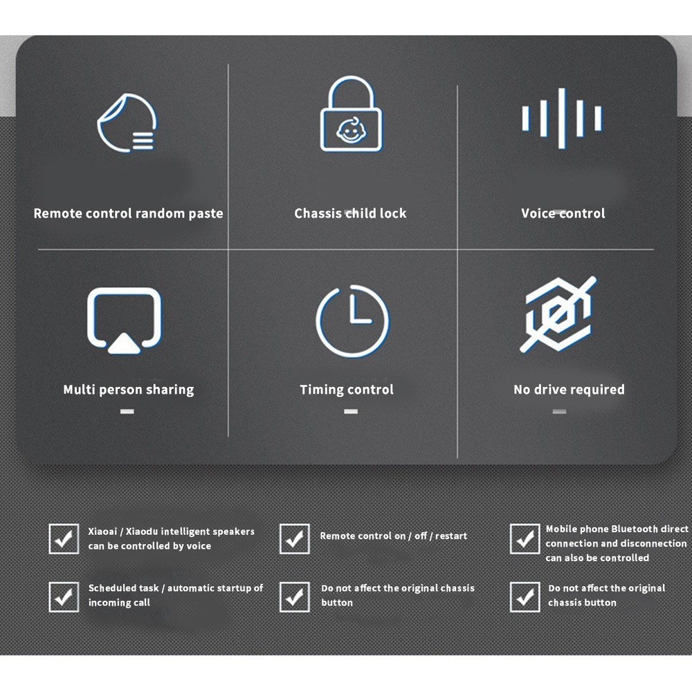 Tuya Wifi Computer Reset PCIe Card for PC Computer,APP Remote4540