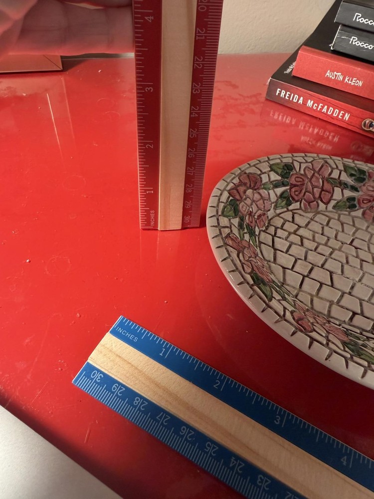 Italian Ceramic Platter, flower & mosaic cod39