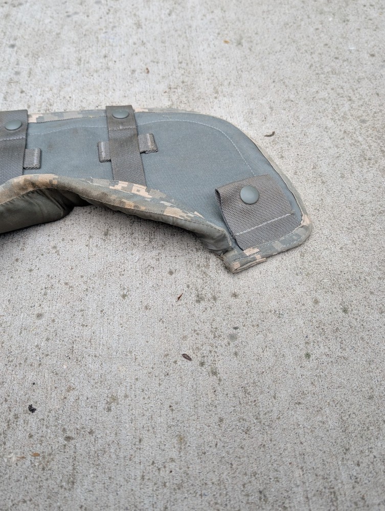 Improved Outer Tactical Vest Yoke/ Collar Back Assembly, Snaps Multicam/ OCP