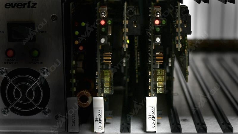 Evertz 7720AD8-DD-HD HD/SD-SDI Audio De-embedder & Dolby-E/AC-3 Decoder +3RU