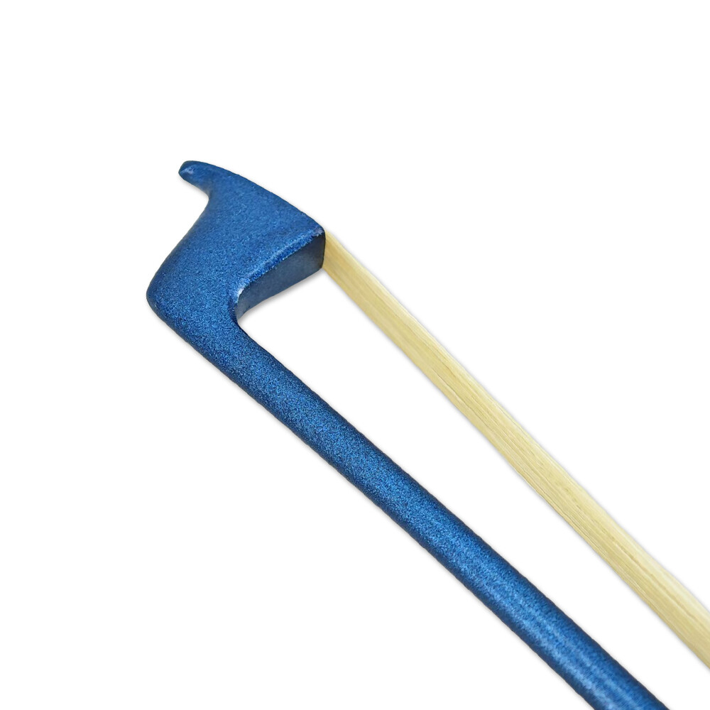 Advanced 4/4 Violin Bow: New Blue Carbon Fiber Construction