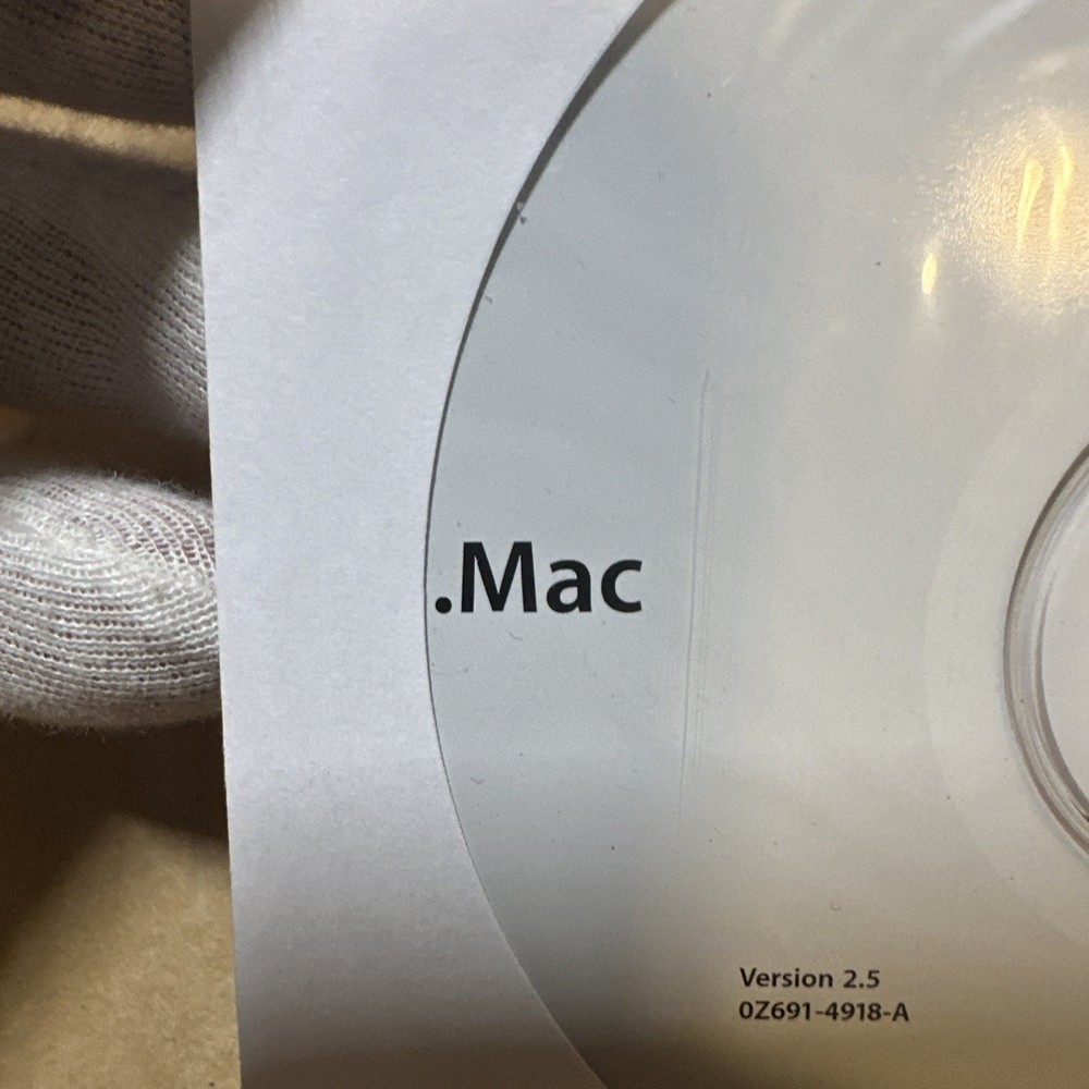 2004 Macintosh Mac .Mac Software Installation CD Version 2.5