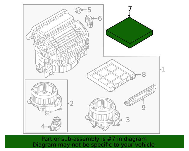 Genuine Air Filter LR171252