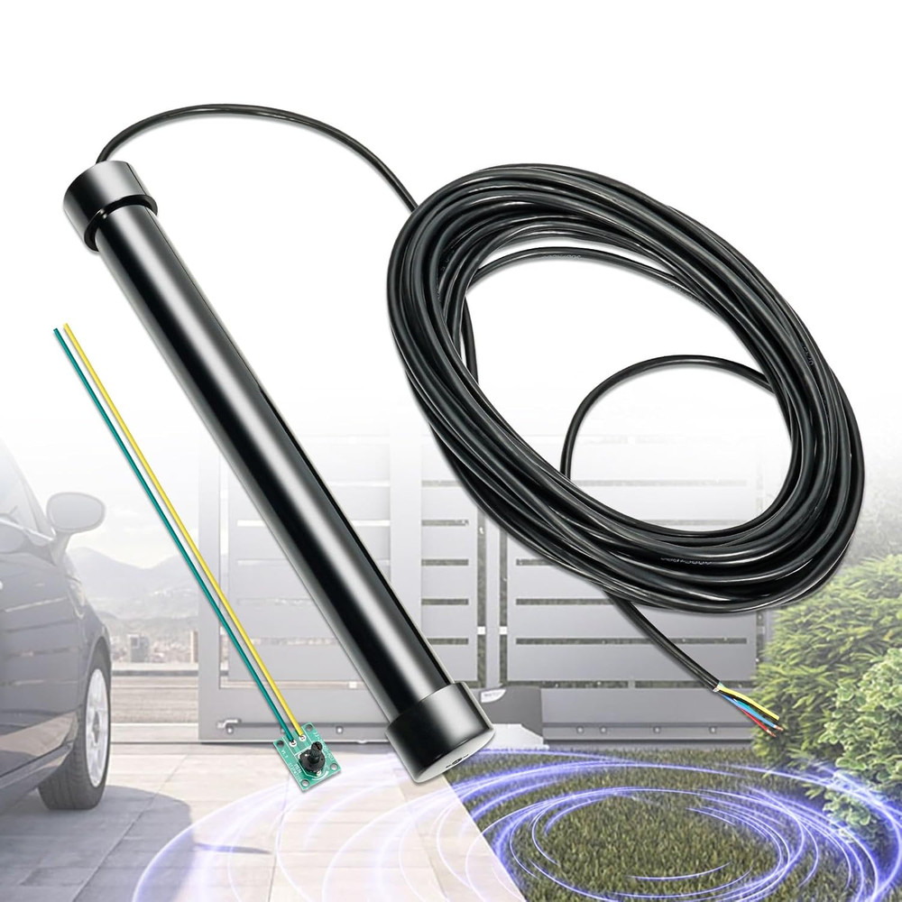 Driveway Gate Vehicle Exit Wand Sensor with 50 Ft Cable, Automatic Gate Opener C