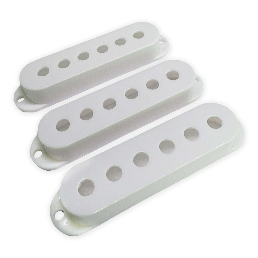 AxLabs Strat PUP Covers Set , Modern Spacing White