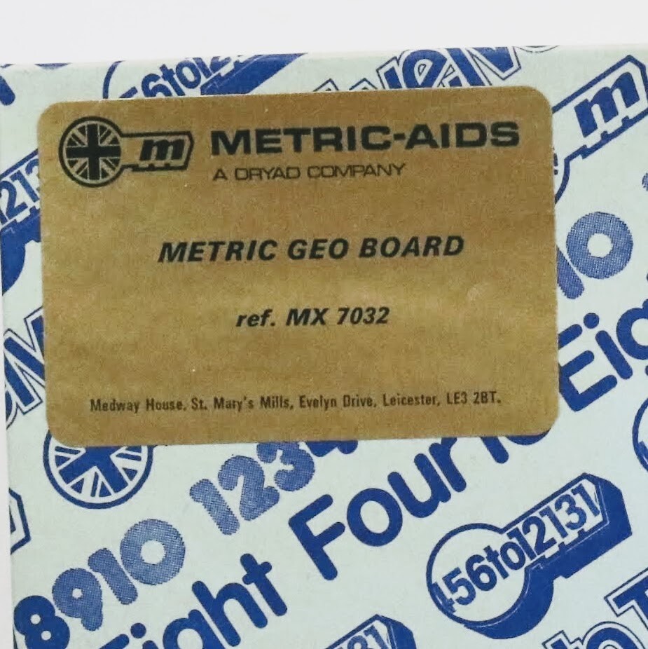 Vintage Metric Geo Board