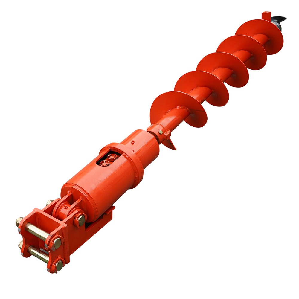 Mini Excavator Attachment 65in Hydraulic Auger Drill For 1-2Tons Mini Digger