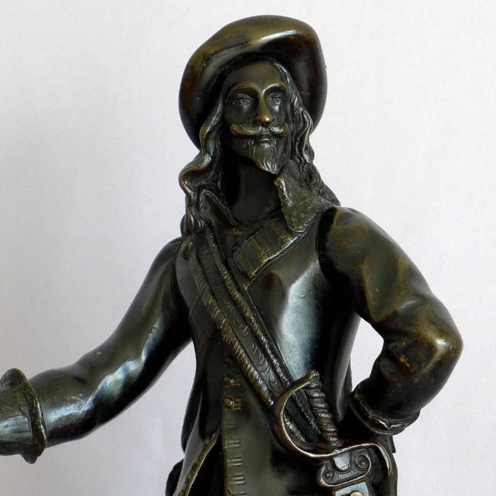 Charles the First Bronze statue, c1790 very rare !!!
