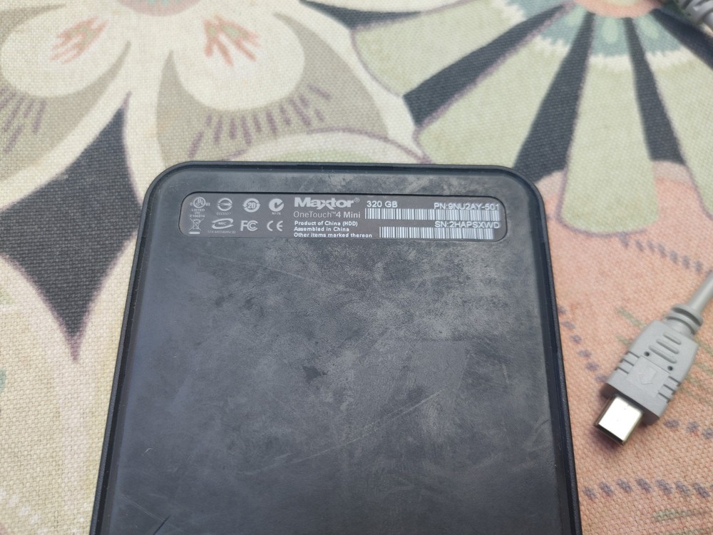 MAXTOR Personal Storage 3200 External Hard Drive 320GB