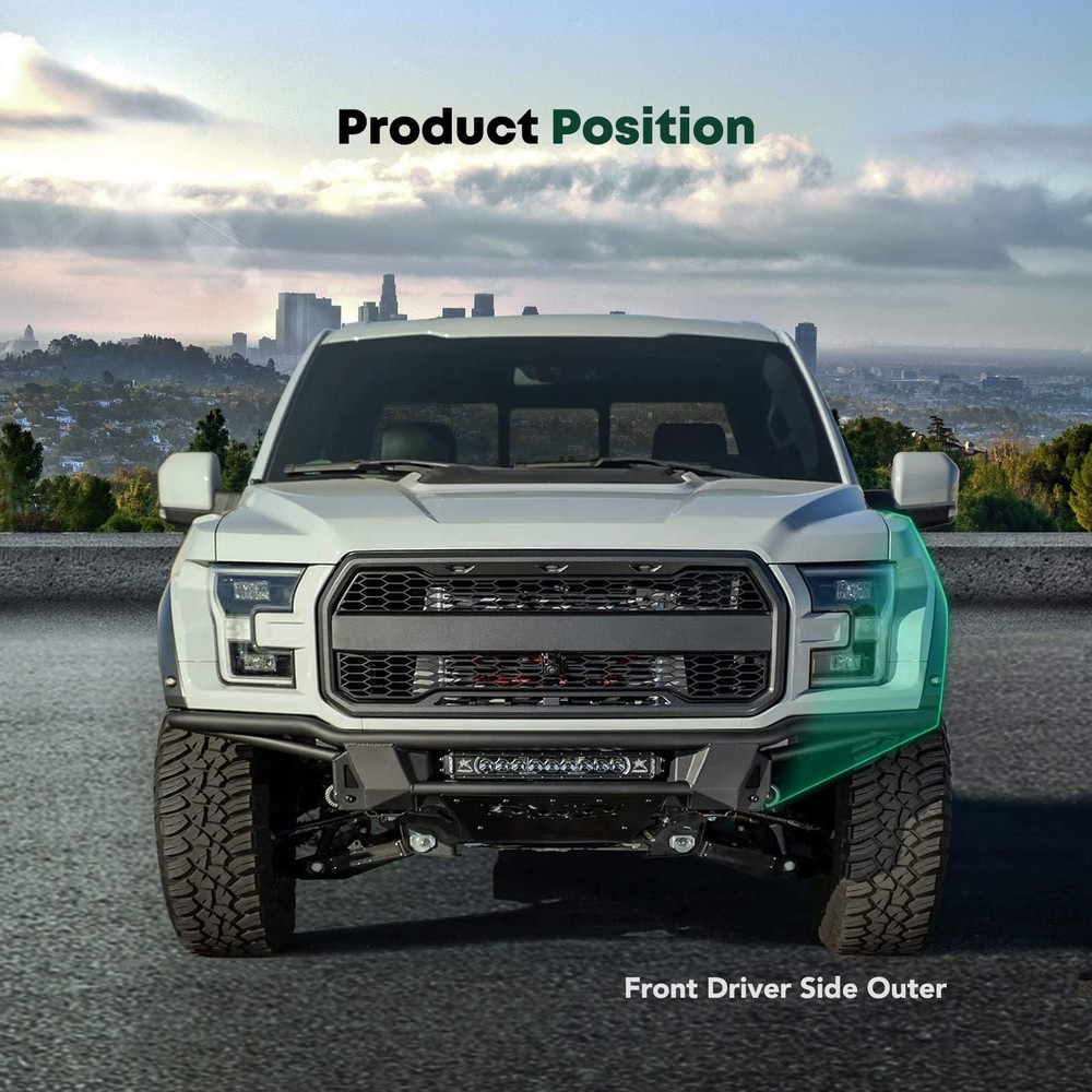 Front Driver Outer Side Bumper Bracket for Silverado 1500 2014-2015 Steel