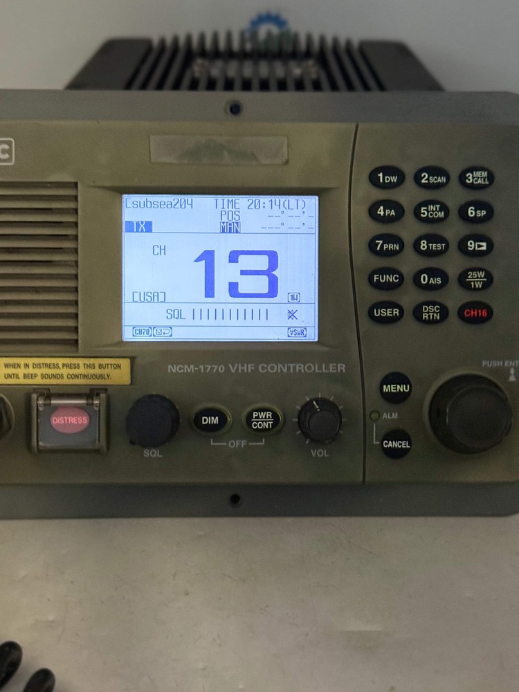 JRC NCM-1770 VHF Controller w/ Flush Mount Bracket (Used)