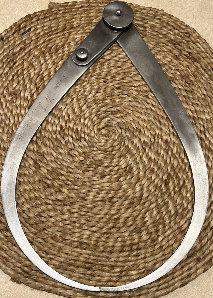 Vintage 14" L.S. Starrett № 39 Lock Joint Inside Calipers