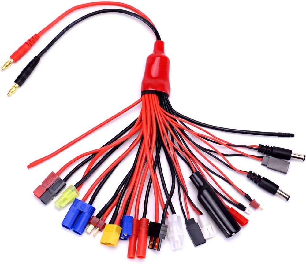 Multifunctional 19 Charging Adapters - Durable Cable for RC Battery Management