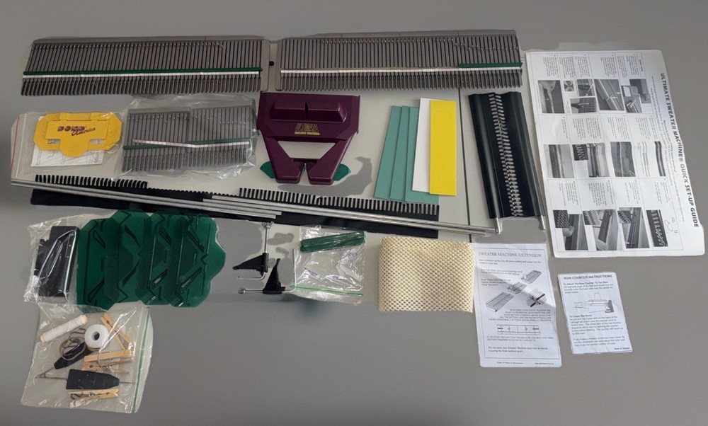 Ultimate Sweater Machine& Row Counter& Extension Kit Instructions GUC