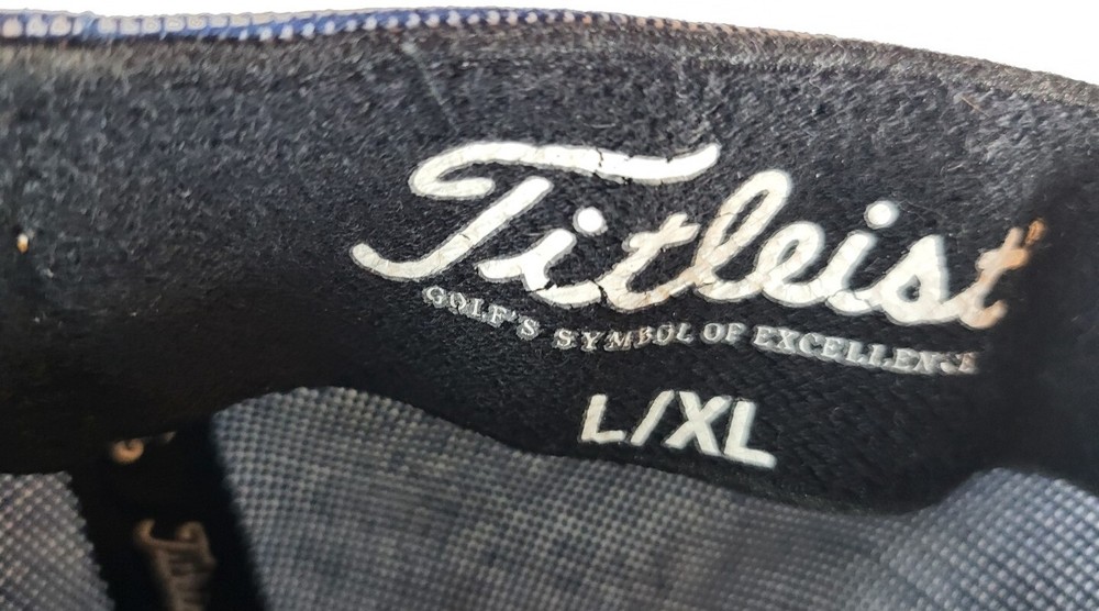 Titleist Golf Hat Fitted L/XL Gray Cap
