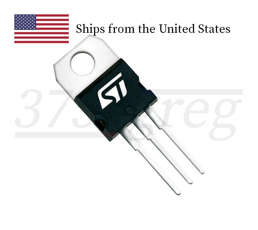 10pcs - TIP122 - 100V 5A NPN Darlington Transistor - TO-220 - STMicro