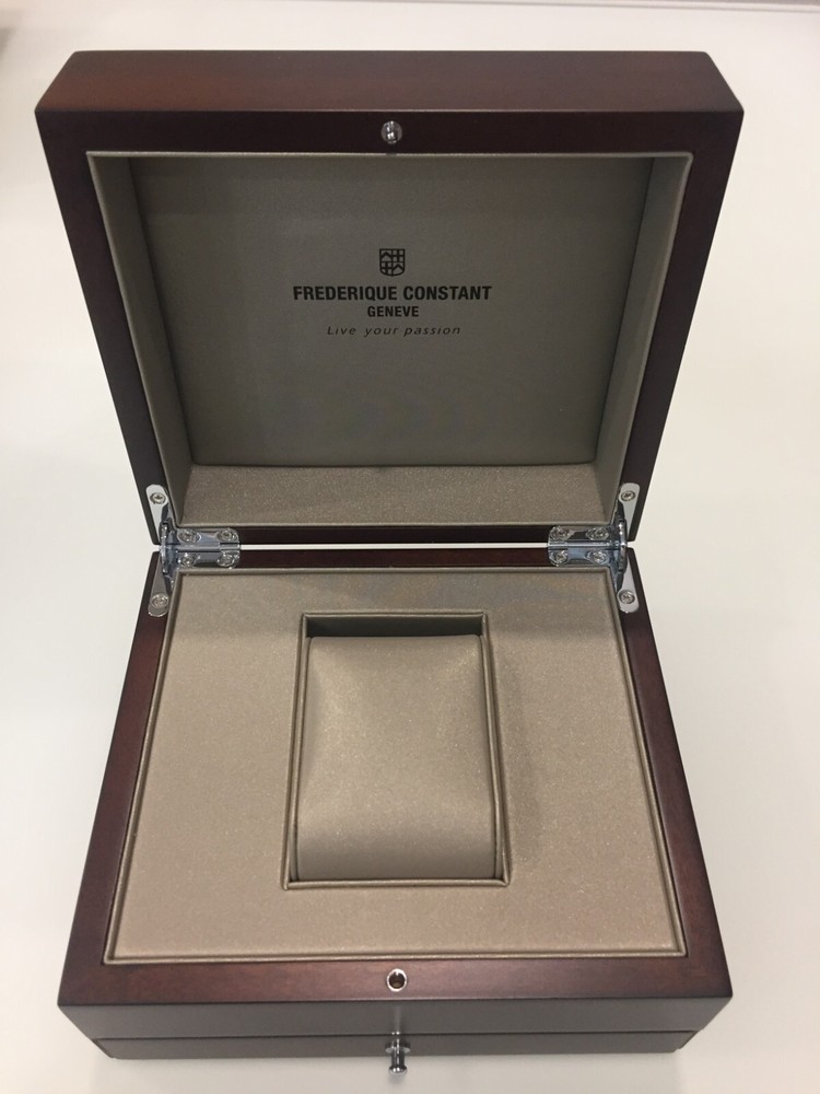 Frederique Constant Watch Box Wood Drawer