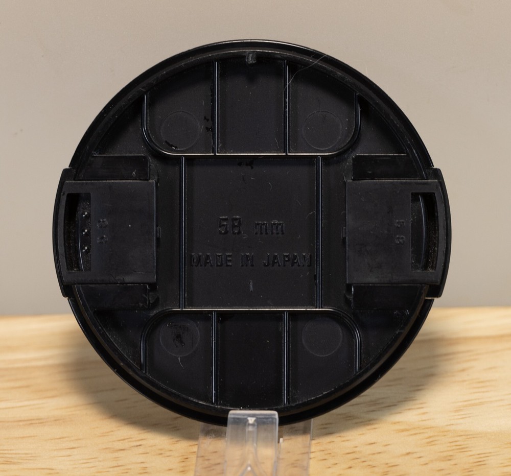 Original 58mm Sigma plastic front lens cap - Made in Japan