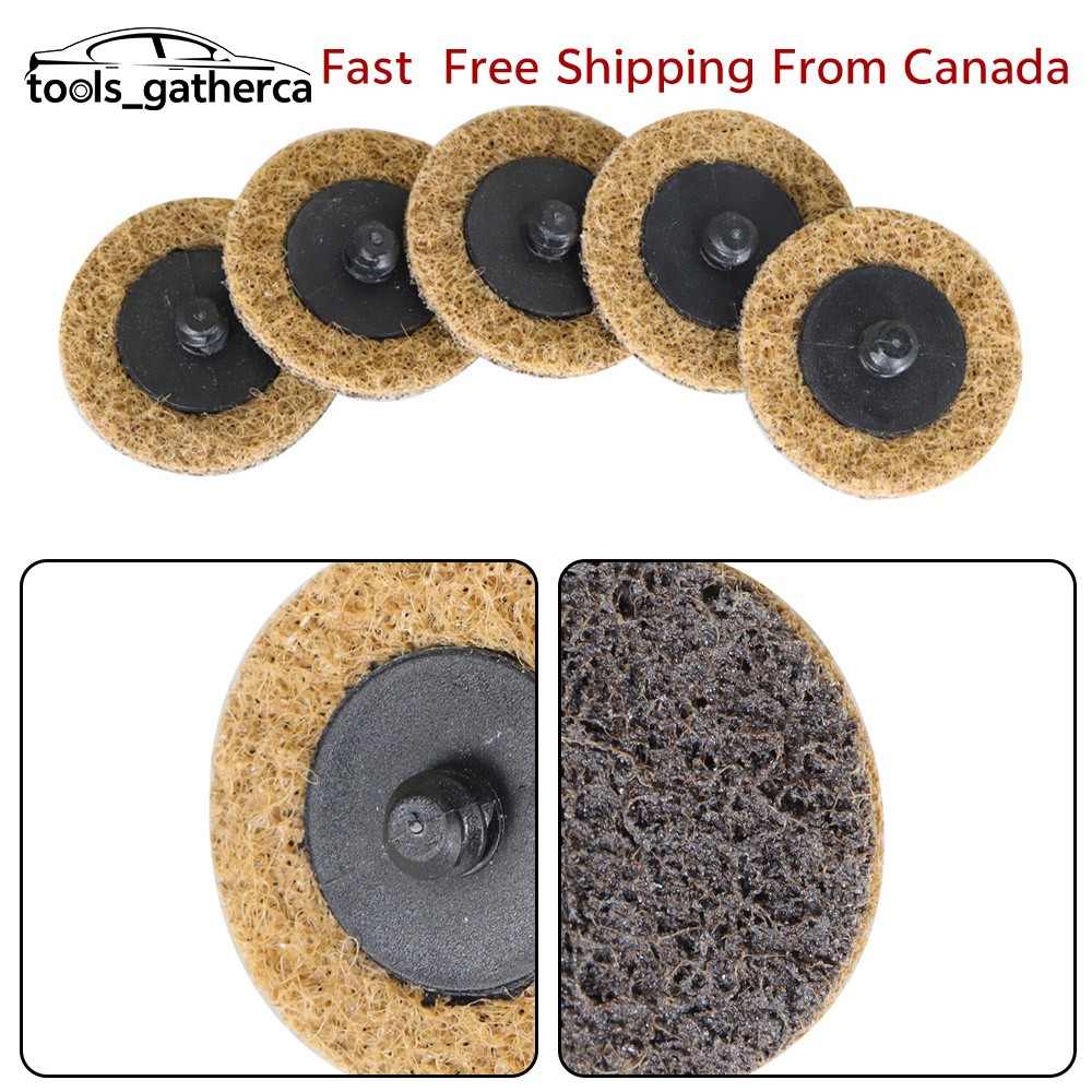 50Piece 2" Coarse Surface Conditioning Discs Roll Lock Die Grinder Sanding Pads