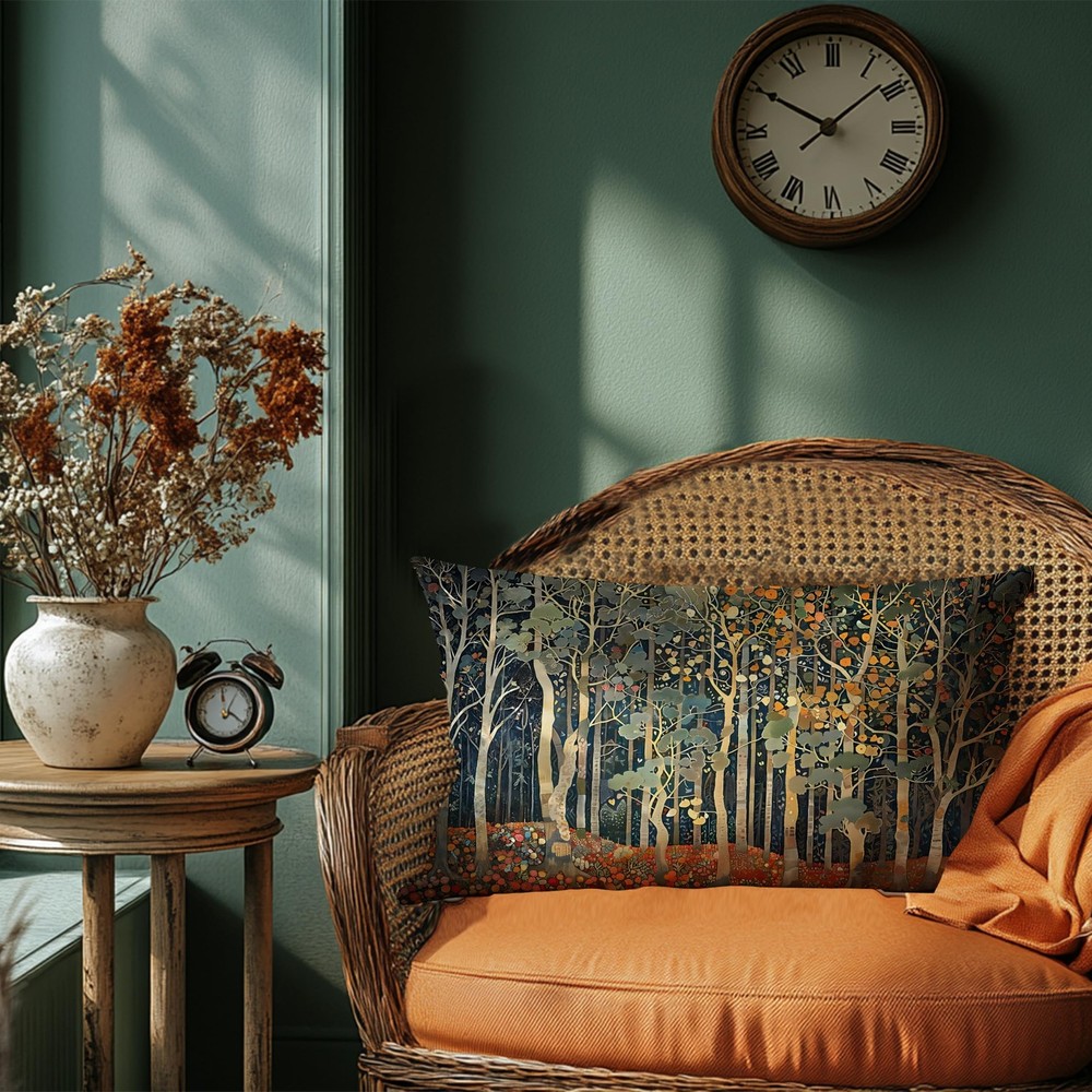 Pillow Covers 20x12 Double-Sided Rustic Autumn Forest Fall