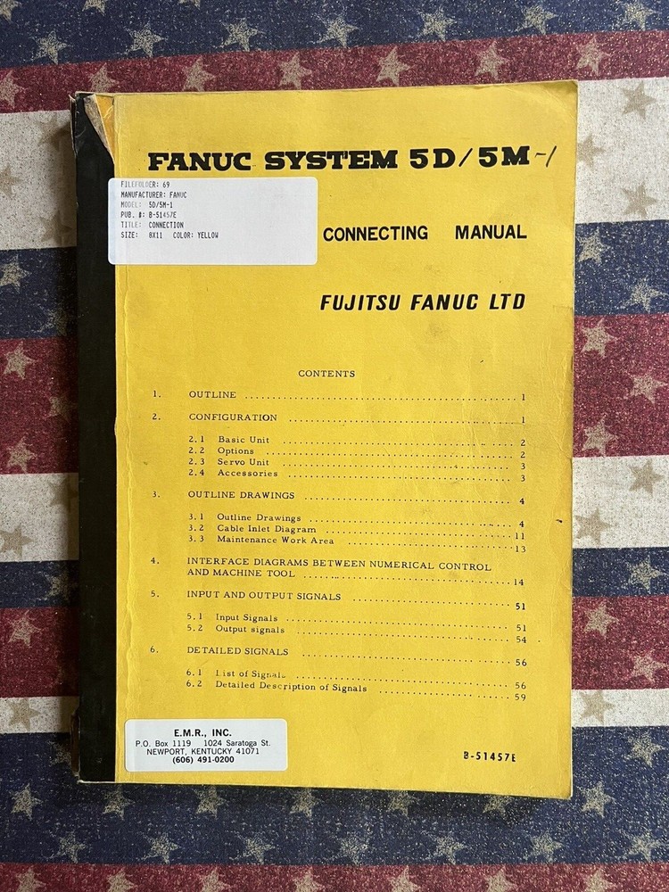Fanuc System 5D 5M Connecting  Manual  B-51457E