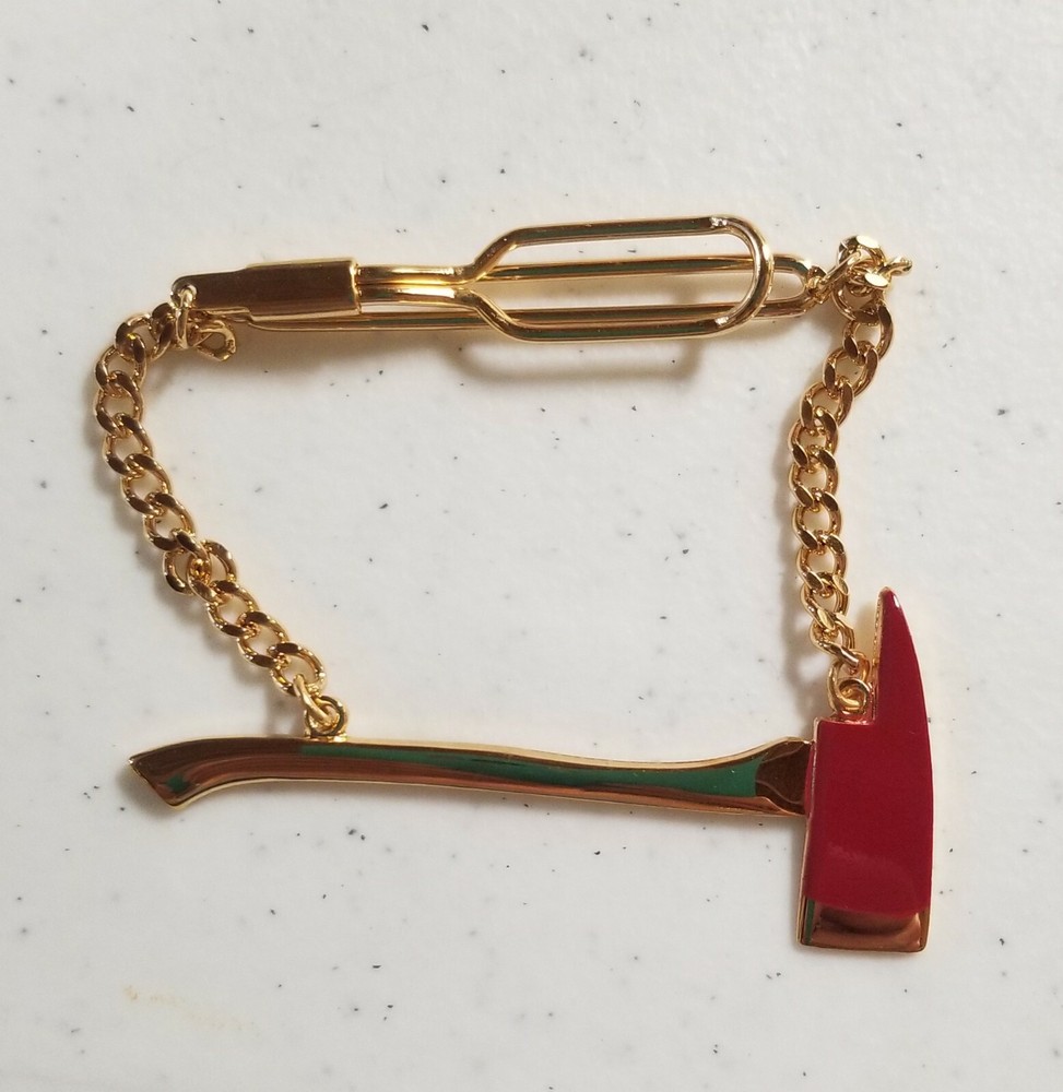 Tie Clasp 2.5 inches long FIREFIGHTER Axe