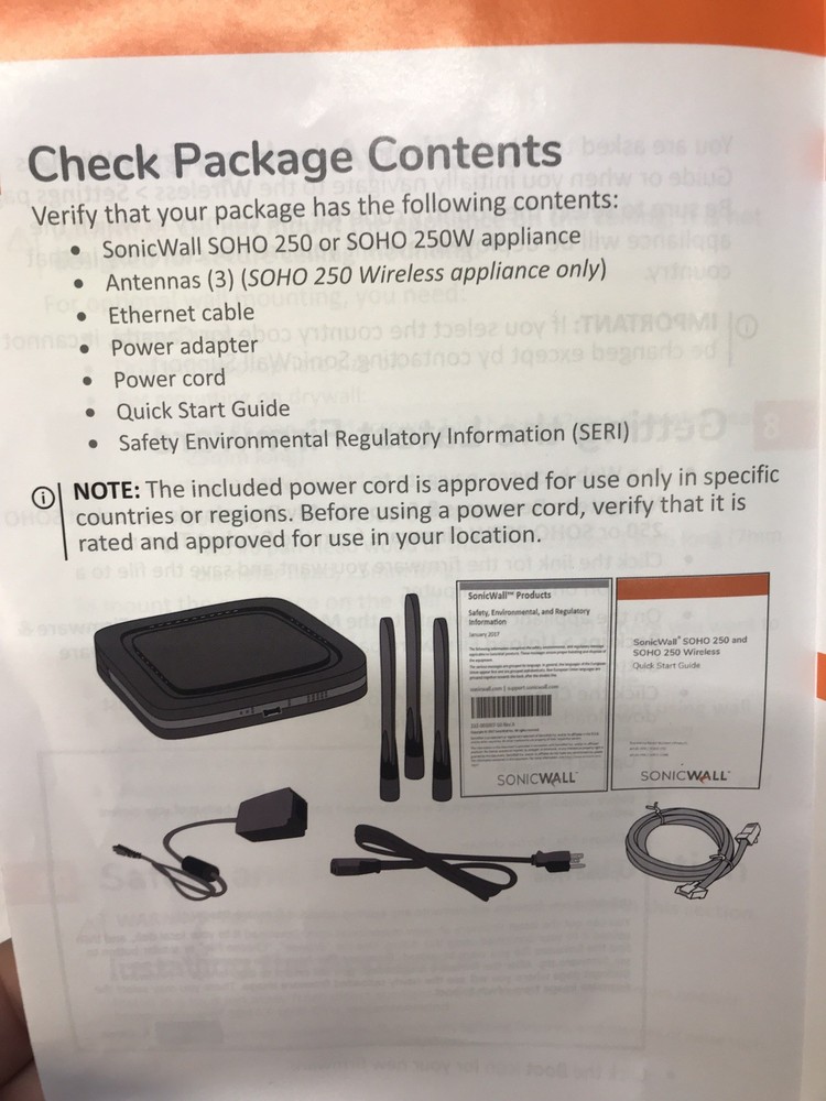 SonicWall SOHO 250 USED Original BOX *READ*