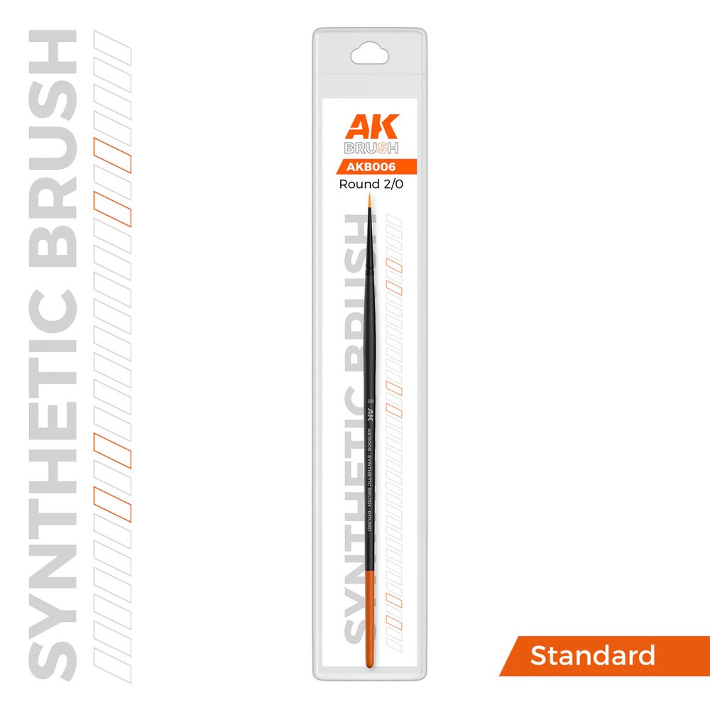 AK Interactive AKB006 Round Brush #2/0