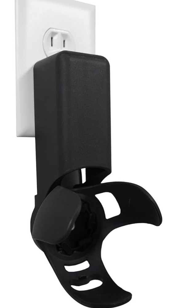 ECHOGEAR Amazon Echo Dot (4th Gen) Outlet Hanger Black / White