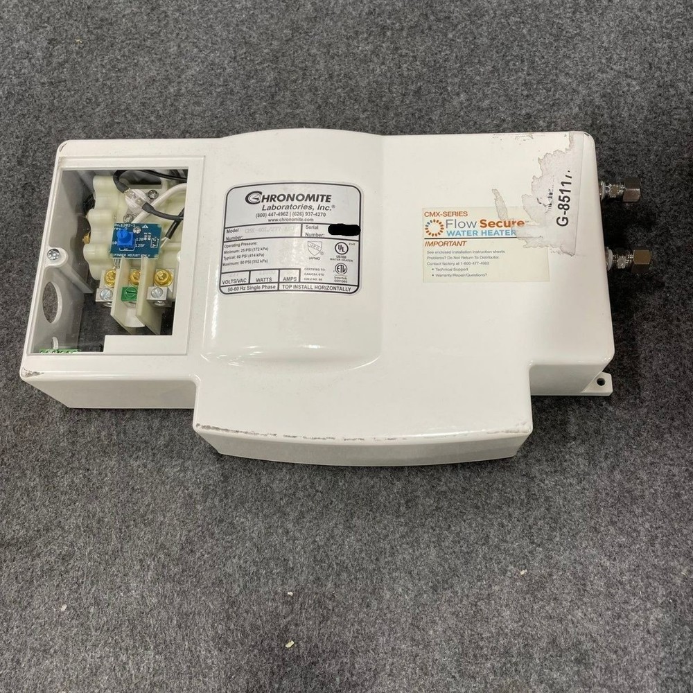 CHRONOMITE CMX-40L/277-ADJ Thermostatic Tankless Water Heater