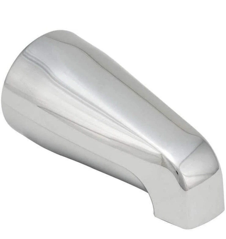 Non-Diverter Tub Spout, 1/2" FIP, Chrome