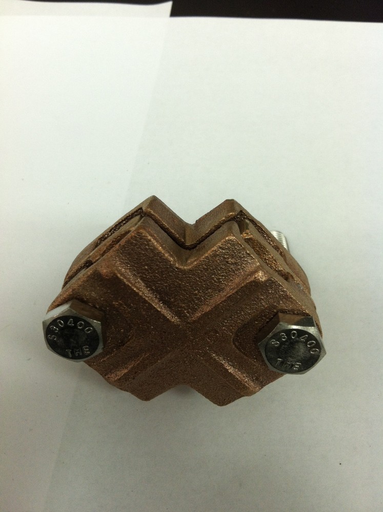 Thompson 693 Cross Run Cable Grounding Clamp