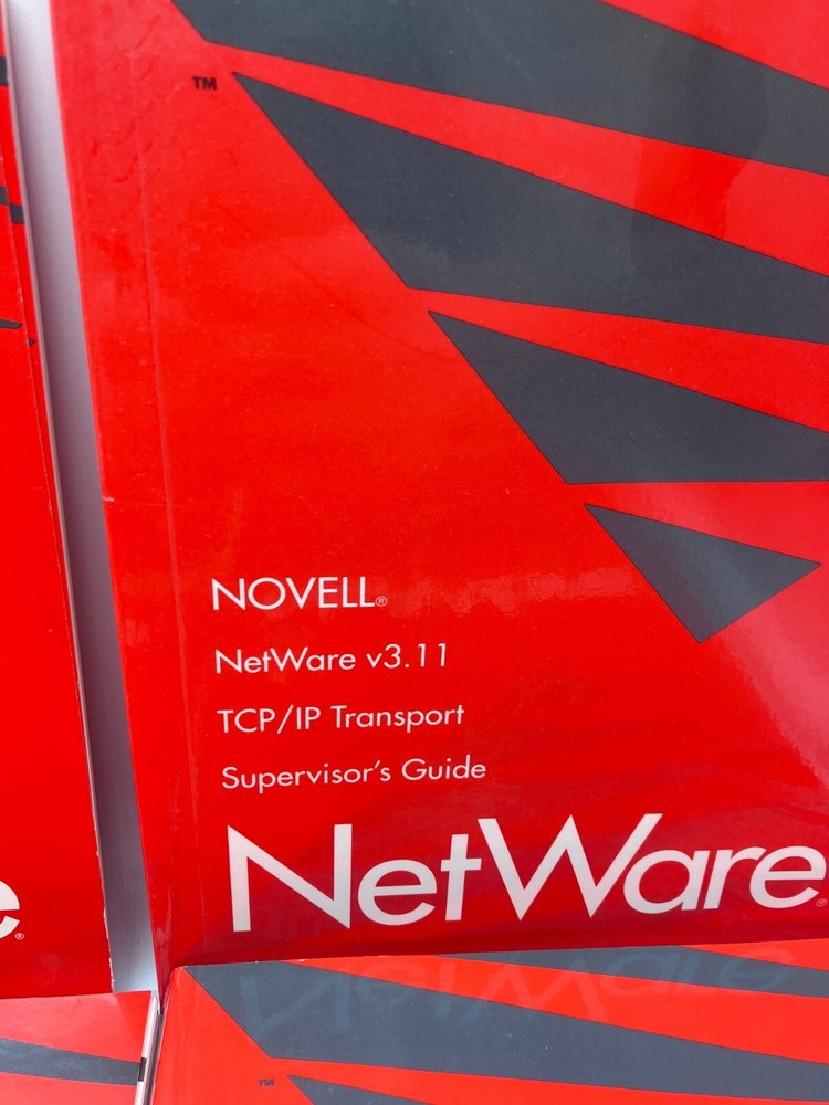 Rare Vintage Novell Netware Lot