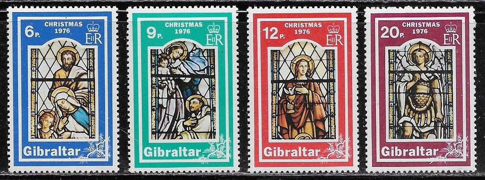Gibraltar Scott #'s 334 - 337 MNH