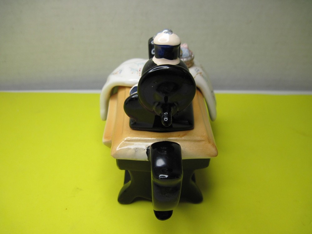 Old Ceramic GiftCo Creamer - Sewing Machine