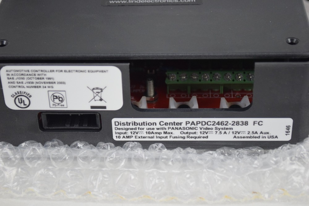 LIND Panasonic Arbitrator Police Camera System Power Distribution System