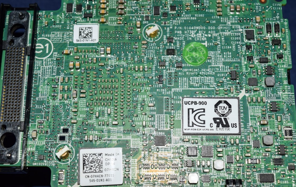 *** 07H4CN 7H4CN Dell PERC H730P 12Gbps Controller 2GB Cache Mini Mono RAID ***