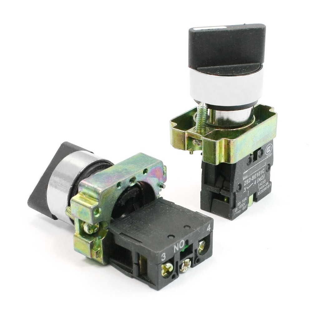 2x 2 positions 2 terminals non spst rotary selector hook 10a 600v
