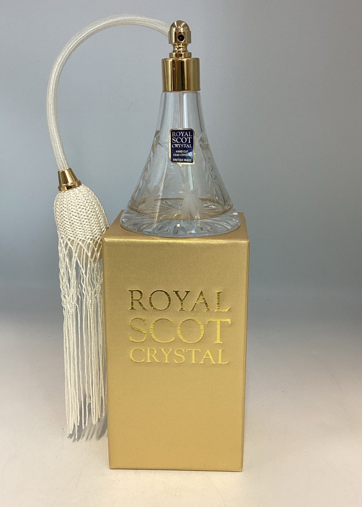 Royal Scot Crystal Perfume Atomiser (STA)